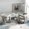 KINWELL 24" Wide Boucle Upholstered Armchair (Set of 2) - 4 of 4