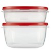 Rubbermaid 4pc Easy Find Lids Food Storage Containers Red : Target
