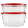 Rubbermaid Easy Find Lids Food Storage Containers – Red – 6-Piece Set