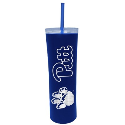NCAA Pitt Panthers 18oz Stainless Steel Skinny Tumbler