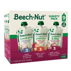 Beech-Nut Nutrition Plus Food Pouch Variety Pack - 3.5oz/9ct - 1 of 4