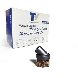 Topvacuumparts Replacement for 1 1/4 inch (1.25'') (32mm) Black Attachments Accessories Kits (Horse Hair Dust Brush) # compare to part 32-1640-68 - 1 of 3