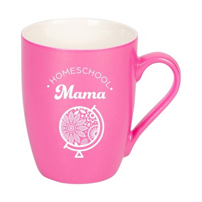 Elanze Designs Homeschool Mama Princess Pink 10 ounce New Bone China Coffee Cup Mug