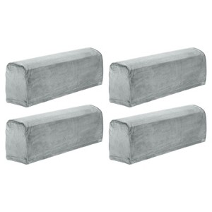 Unique Bargains Stretch Soft Polyester Fiber Sofa Couch Armchair Slipcovers 4 Pcs - 1 of 4