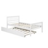RISOKEYS Twin Size Bed Frame with Twin Size Trundle:  with Headboard & Footboard  for Small Bedrooms & Guest Rooms - No Box Spring Needed - 4 of 4
