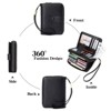 BEAFUP Women's Wallet ,RFID Blocking Soft Leather Bifold Wallet- Compact Card Holder with ID Window, Durable Everyday Use & Travel for Ladies - 3 of 4