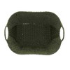 Household Essentials Tall Scoop Basket Paper Rope Olive - 3 of 4