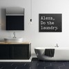 Stupell Industries Alexa, Do the Laundry Phrase Modern Minimal Typography, 30" x 40" - 2 of 4