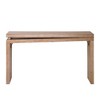 Engineered Wood Narrow Console Table with Bead Detail and Natural Wood Finish - 3 of 4