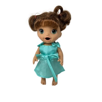 Doll Clothes Superstore Handmade Mint Green Sundress Fit 12 Inch Baby Alive And Little Baby Dolls