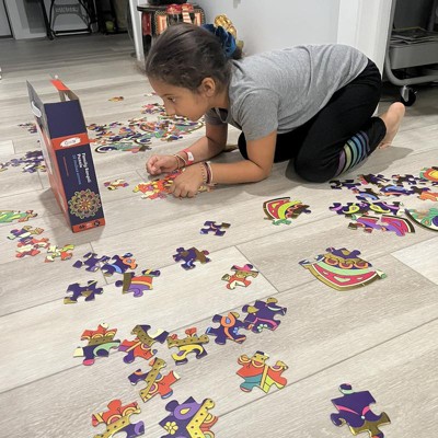 Family Rangoli Diwali Puzzle - 150 Piece, Kulture Khazana, 32 Across,  Tabletop Puzzle, Holi, Indian Culture, Ages 7+ 