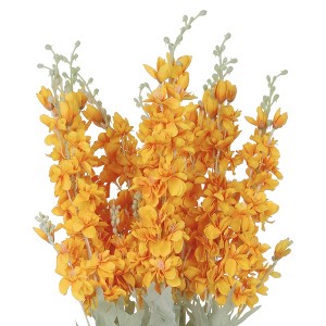 REGALWOVEN Home Wedding Delphinium Silk Realistic Artificial Flowers 33.8" 10 Pcs - 1 of 4