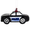 Northlight 5" Black Police Car Glass Christmas Ornament - 3 of 4