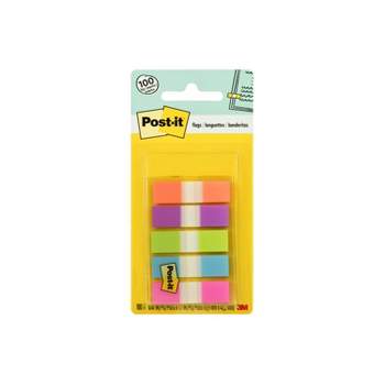 Post it Notes Durable Filing Tabs 1 x 1 12 BlueRedYellow 22 Flags