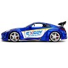 2003 Nissan 350Z "Exedy Racing Clutch" Candy Blue and White "JDM Tuners" Series 1/24 Diecast Model Car by Jada - 3 of 4