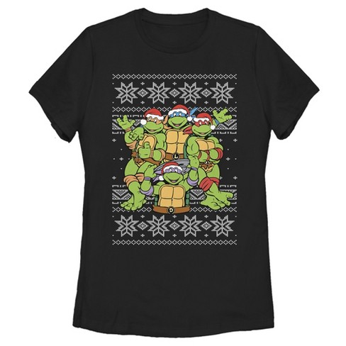 Men's Teenage Mutant Ninja Turtles Merry Christmas Sweatshirt - Red - X  Large : Target