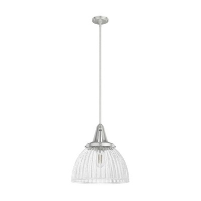 Hunter Fans Cypress Grove 1 - Light Pendant in  Brushed Nickel