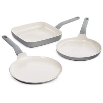 BergHOFF Graphite Non-Stick Ceramic Omelet Pan 10, Sustainable Recycled Material 3950480