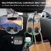 TruAIR 2PCS Car Seat Headrest Hooks, PU Leather Purse Holder - 4 of 4