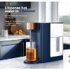 Electric Kettles, D20 Instant Hot Water Dispenser for Quick Heating & Dispense, Adjustable 5 Temperatures & 4 Water Volume Dispense, Blue - 2 of 4