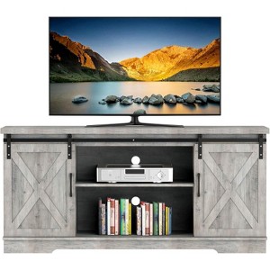 Jojoka Farmhouse TV Stand for 65 Inch TV, Entertainment Center TV Media Console Table - 1 of 4