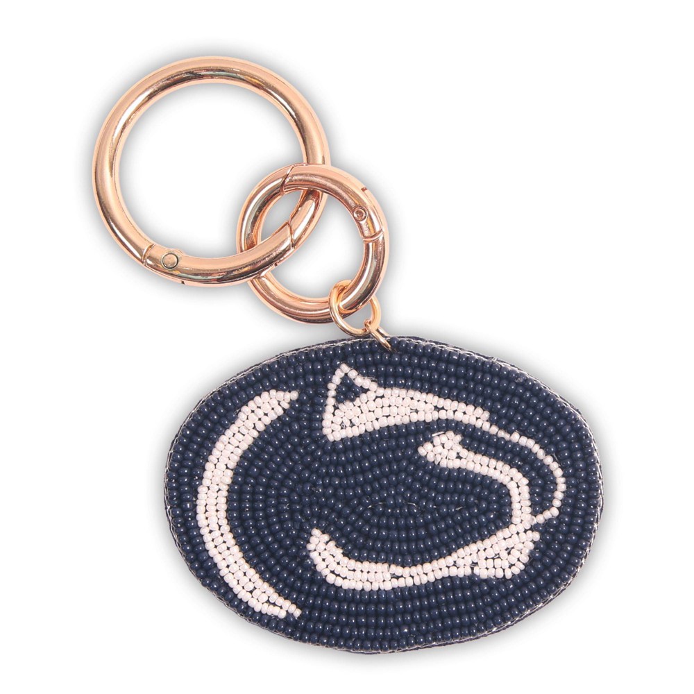 NCAA Penn State Nittany Lions Beaded Keychain