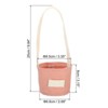 Unique Bargains Reusable Portable Canvas Coffee Cup Sleeve for Hiking 3 Pcs - 2 of 4