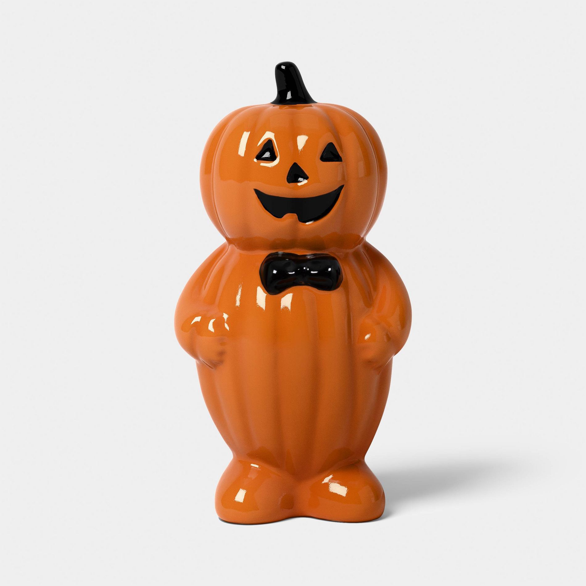 Ceramic Pumpkin Decorative Sculpture - Hyde and EEK! Boutique™ Orange