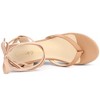 Allegra K Women's Platform Strappy Lace-up Flip Flops Wedge Sandals - 4 of 4