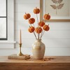 HomeRoots Set of Six Orange and Green Fall Mini Pumpkins Wreath Sprays - 2 of 4