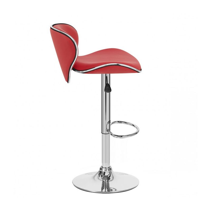 Modern Home Kappa Contemporary Adjustable Height Counter/Bar Stool, 2 of 4