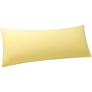 PiccoCasa Washed Microfiber Envelope Closure Brushed Body Pillowcase 1 Pc - 1 of 4