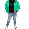 Women's Risen Jeans Midrise Slim Straight Slightly Distressed Jeans - RISEN - 4 of 4