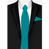 Jacob Alexander Men's Solid Color Neck Tie - 3 of 4
