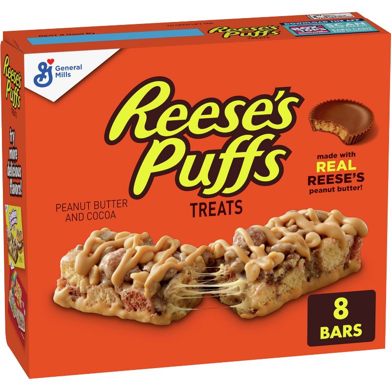 Reese&#39;s Puffs Cereal Snack Bars - 8ct, 1 of 14