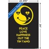 Trends International Peace Love Happy Unframed Wall Poster Prints - 3 of 4