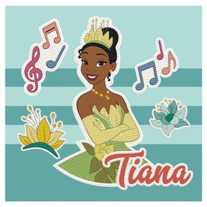 DIAMOND DOTZ, DOTZ Box Disney The Princess and the Frog, Tiana Diamond Art Painting Kit 11" X 11" - 1 of 4