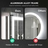 Resenkos Dimmable Bathroom Mirror with Lights, 39" x 32" Backlit/Front Lit LED Mirror, Anti-Fog, Memory, Infinite Color Temp Clear - 2 of 4
