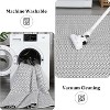 Printed Area Rug, Realistic Braided-Look Textured Rugs, Machine Washable Non-Slip Indoor Carpet for Living Room, Bedroom - 4 of 4