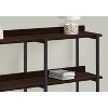 Monarch Specialties Accent Table Console Entryway Narrow Sofa Living Room Bedroom Brown Laminate Black Metal Contemporary Modern - 3 of 4