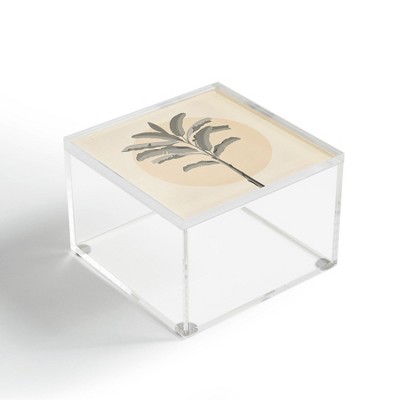 Iveta Abolina Sunrise Tan 4" x 4" Acrylic Box - Deny Designs