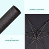 Sonkuki 10x6.5 FT Outdoor Patio Umbrella Market Table Umbrella With a Crank for Garden, Deck and Pool - 4 of 4