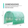 Aoodor Greenhouse Replacement Cover, Large Walk in Tunnel Outdoor Plant Gardening Greenhouse Spare Parts Cover (Frame NOT Included) - 4 of 4