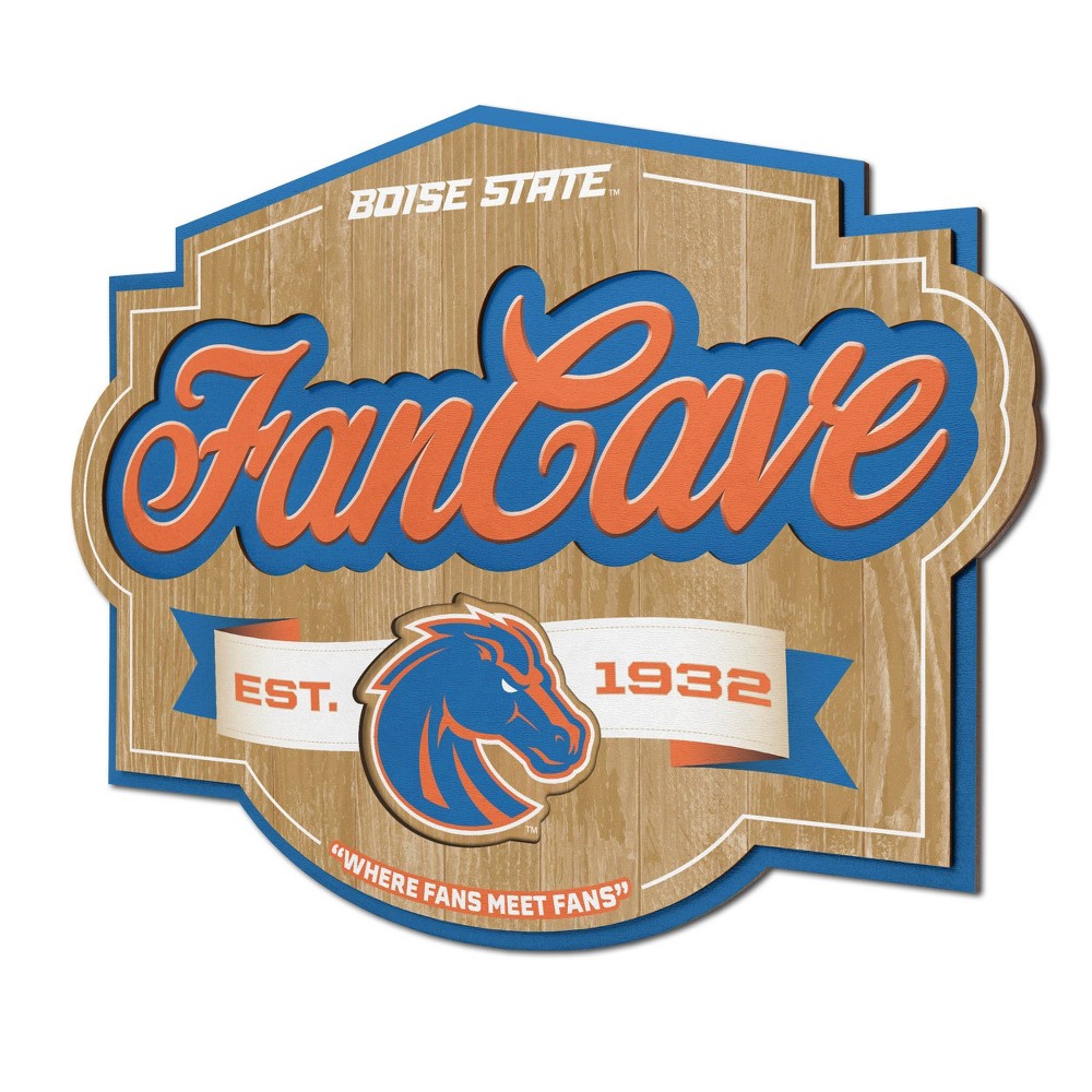 Photos - Coffee Table NCAA Boise State Broncos Fan Cave Sign