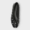 Women’s Sammie Studded Ballet Flats with Memory Foam Insole – A New day™ Black - 3 of 4