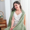Inhand Knitted Gift Throw Blanket for Couch and Bed, 50"x60" Romatic Lightweight Decorative with Tassel, Farmhouse Warm Woven for Women - 2 of 4