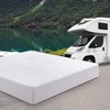 Dyonery RV Mattress 8/10 Inch Memory Foam Mattress with Tencel Cover, Premier Cooling Green Tea/Gel Medium Firm Bed Mattress in Box,White - 2 of 4