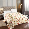 Lomsoe Christmas Cookies and Gifts Print Flannel Blanket - All Seasons Soft and Warm Perfect for Living Room Decor, Sofa, Bed, Travel - 4 of 4