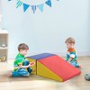 19.80"Soozier 2 Piece Climb and Crawl Activity Play Set Soft Secure Foam Playset for Toddler Preschooler Indoor Play Equipment ,Multicolor - 2 of 4