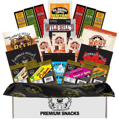 Buffalo Bills MSG Free Jerky & More Gift Box (20 MSG free meat snacks)